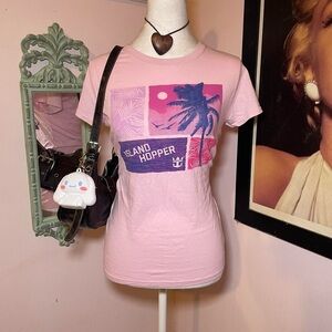 Y2K coconut girl baby tee